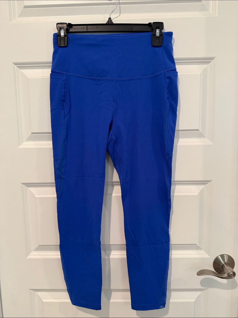 CALIA by Carrie Underwood Electric Blue High-Rise Leggings with Side Pockets